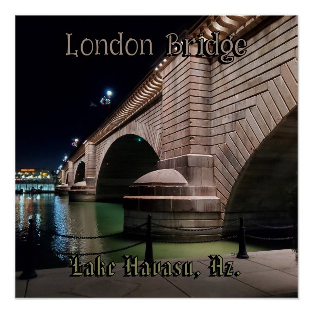 London Bridge Lake Havasu Poster (Vorderseite)