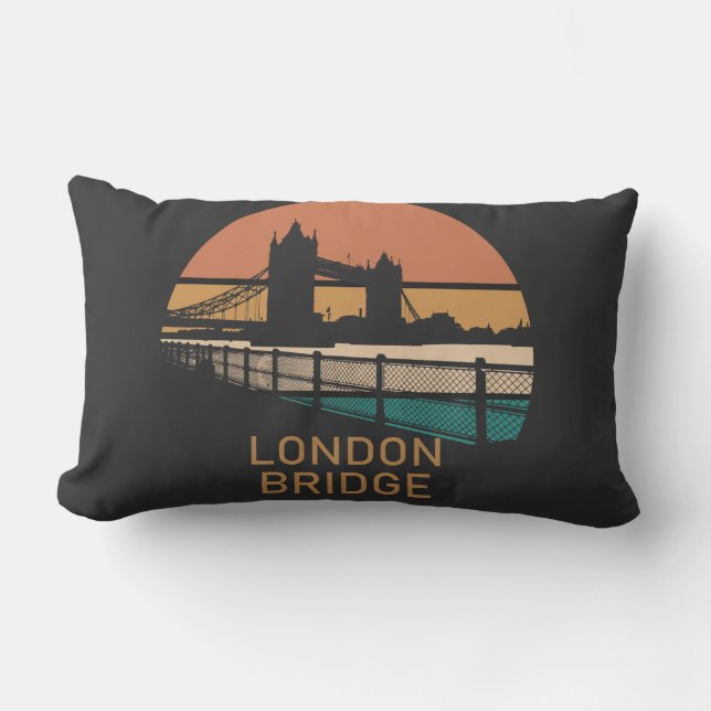 London Bridge Lendenkissen (Vorderseite)