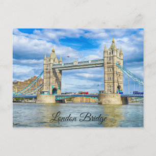 London Bridge Postcard Keepake Postkarte