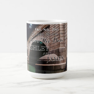London Bridge Save the Date Einladung Kaffeetasse