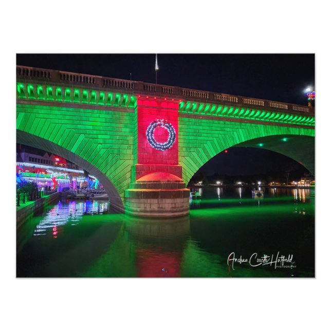 London Bridge Weihnachten Fotodruck (Vorne)