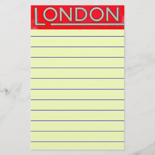 London Briefpapier (Vorderseite)