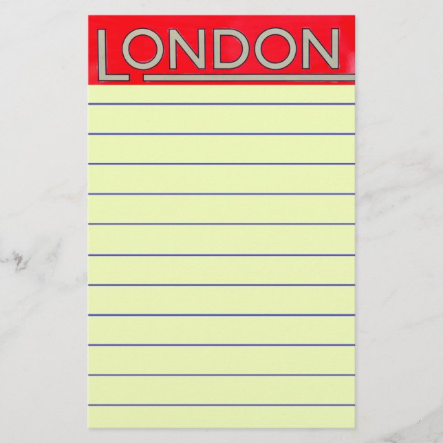 London Briefpapier (Vorderseite)
