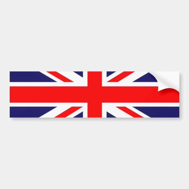 London Britische Flagge Autoaufkleber (Vorne)