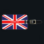 London Britische Flagge Gepäckanhänger<br><div class="desc">London British Flag - Tag</div>