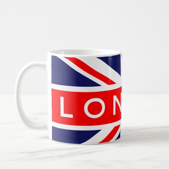 London: Britische Flagge Kaffeetasse (Links)