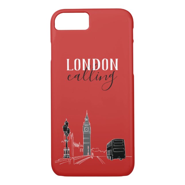 London British Red Case-Mate iPhone Hülle (Rückseite)