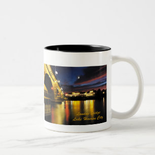 London-Brücken-Kaffee-Tasse Zweifarbige Tasse