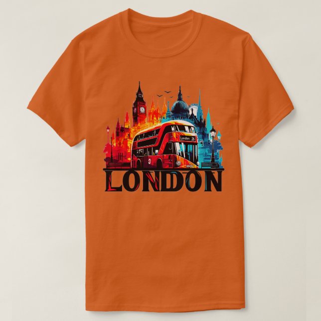 London Bus 1 T-Shirt (Design vorne)