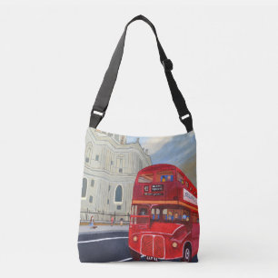 London Bus Cross-Body-Bag Tragetaschen Mit Langen Trägern