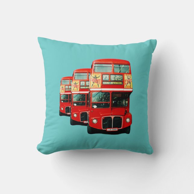 London Bus Cushion Kissen (Vorderseite)