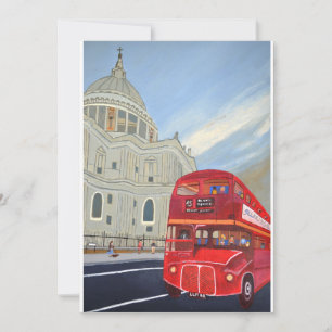 London Bus Einladung 