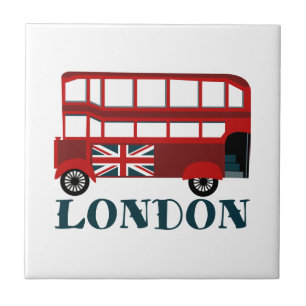 London Bus Fliese