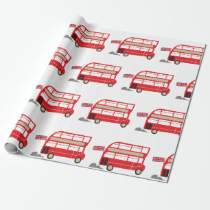 London Bus Geschenkpapier