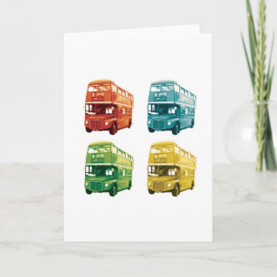 London-Bus-Gruß-Karte Karte