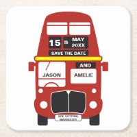 London Bus Hochzeit Sichern Datum