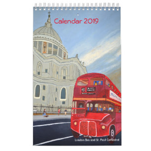 London-Bus-Kalender 2019 Kalender