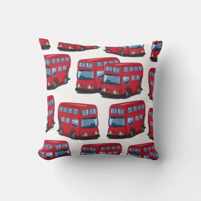 London Bus Kissen (Vorderseite)