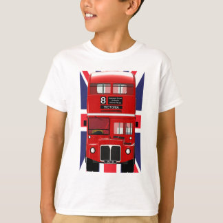 London-Bus mit Union Jack T-Shirt