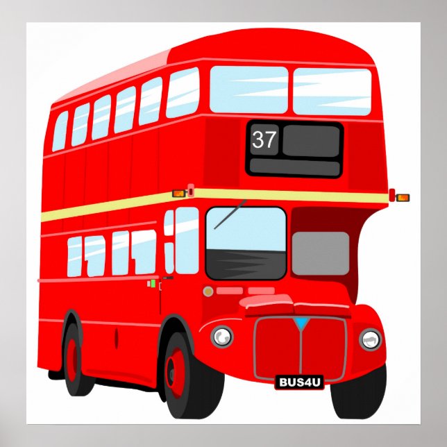 London Bus Poster (Vorne)