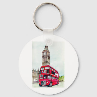 London Bus und Big Ben Schlüsselanhänger
