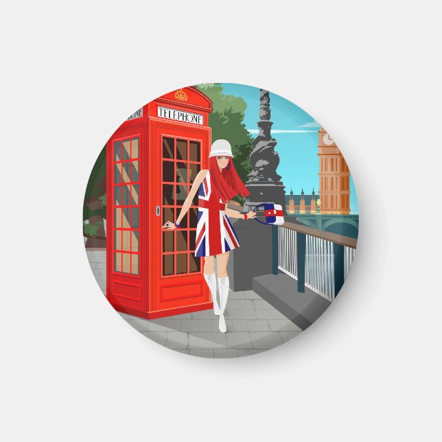 London Calling Magnet (Vorne)