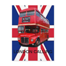 LONDON CALLING POSTCARD