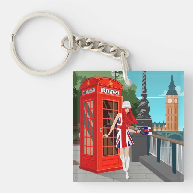 London Calling Schlüsselanhänger (Vorderseite)