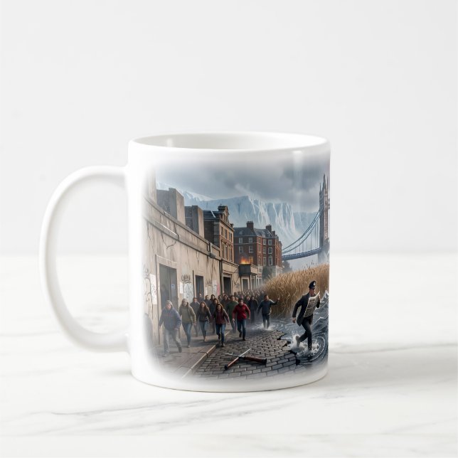London Calling Sturmflut Stadt Vision Tasse (Links)