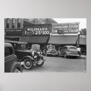 London Candy Kitchen, 1938 Poster
