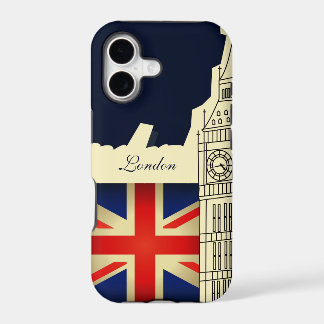 London City Big Ben Union Jack Flagge