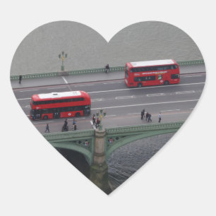 London City Busses Heart Sticker