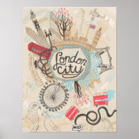 London City Doodle Art