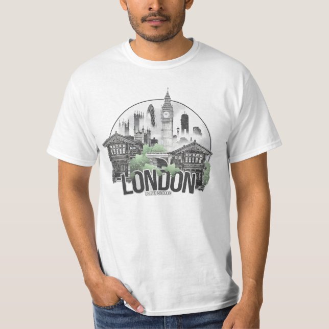 London City Großbritannien T-Shirt (Vorderseite)