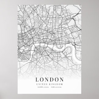 London City Map Poster