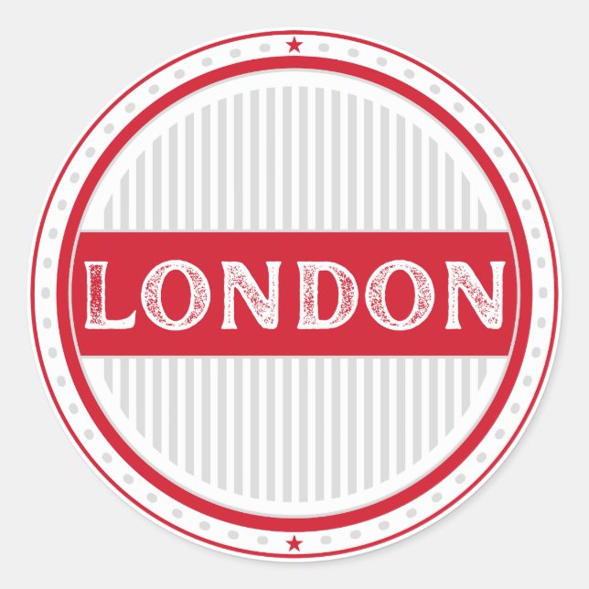 London City Pride Emblem – English Identity Runder Aufkleber (Vorderseite)