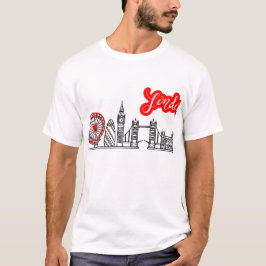 London City Skyline T - Shirt Trendy UK Streetwear
