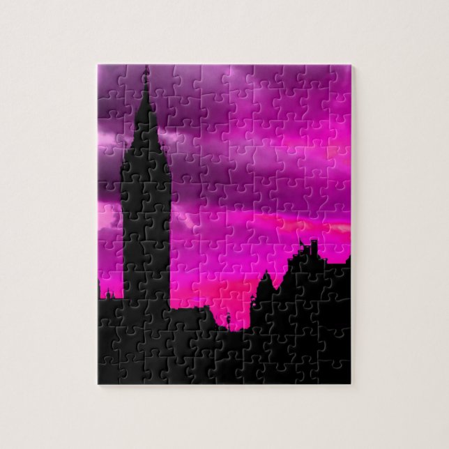 London City Sunset Puzzle (Vertikal)
