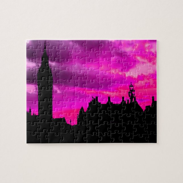 London City Travel Art Fotografie Puzzle (Horizontal)