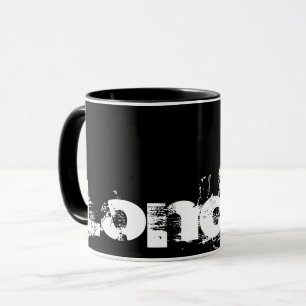 London - Coole Schwarz-Weiß-Tasse Tasse