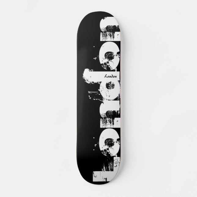 London - Cooler Stadtstil - Skateboard (Vorderseite)