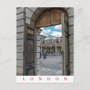 London Covent Garden Blick auf die Piazza Postkarte