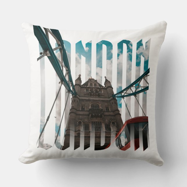 London Design Kissen (Vorderseite)