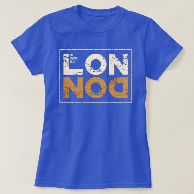 London die Quadratmeile T-Shirt (Design vorne)