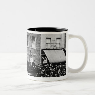 London-Dock-Streik, 1889 Zweifarbige Tasse