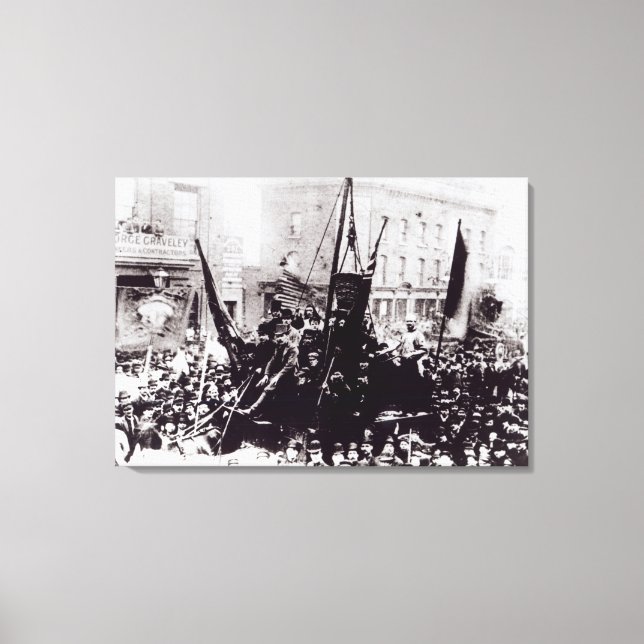 London Dock Strike, 1889 Leinwanddruck (Vorderseite)