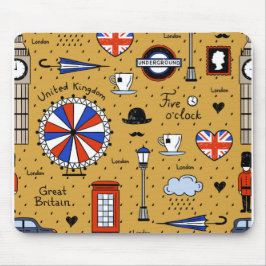 London Doodles Mousepad