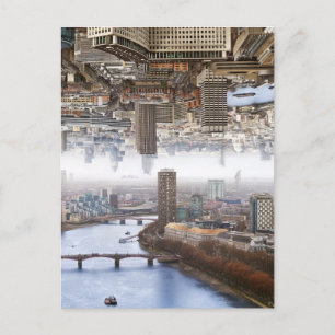 London Doppellandschaft Postkarte