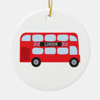 London-doppelstöckiger Bus Keramikornament