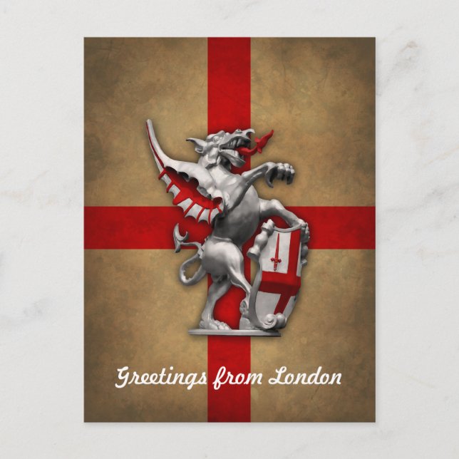 London Dragon Postcard Postkarte (Vorderseite)